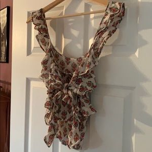 Club Monaco floral top